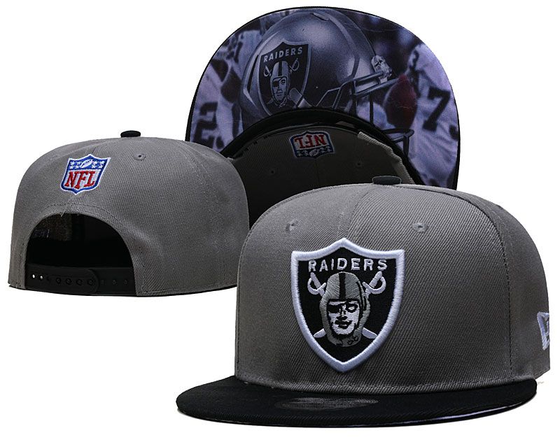 2022 NFL Oakland Raiders Hat TX 0706->->Sports Caps